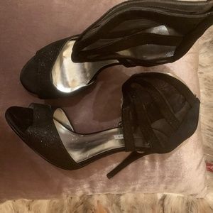 Black special occasion shoes